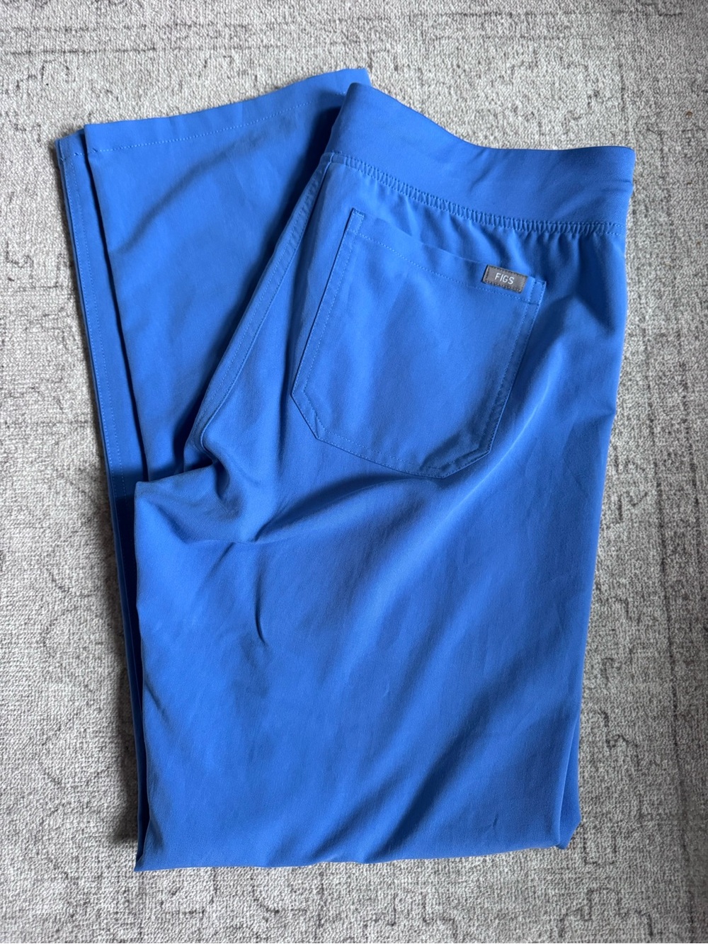 Figs Ceil Blue Livingston Straight Leg Scrub Pant Size Medium